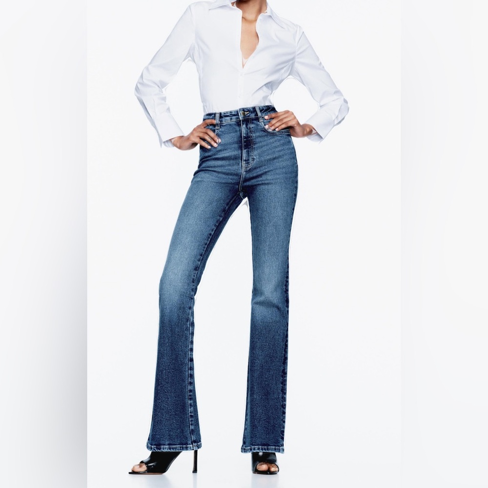 NEW never worn high waist wide leg Zara jeans